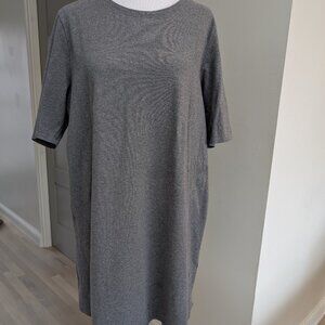 Eileen Fisher Organic Cotton T-Shirt Dress Large